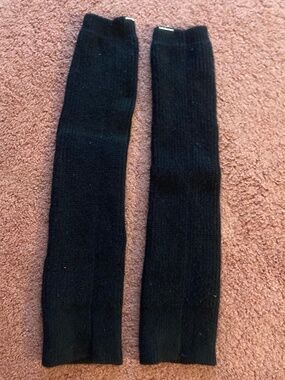 Lululemon Women's Ribbed Knit Merino Wool-Blend Leg Warmer Black